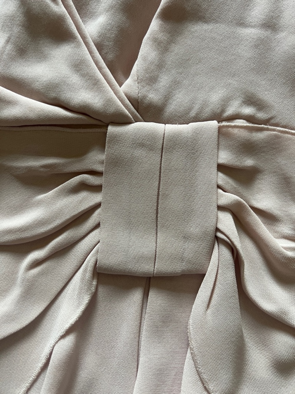 Sleeveless Blush Pink Bow-Accent Dress RED VALENTINO - Picture 3 of 3